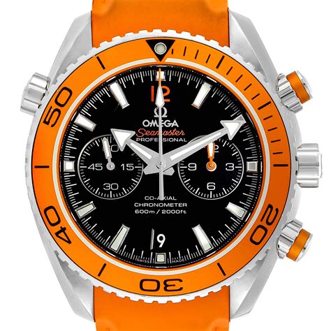 pre owned omega planet ocean watches|omega planet ocean orange chronograph.